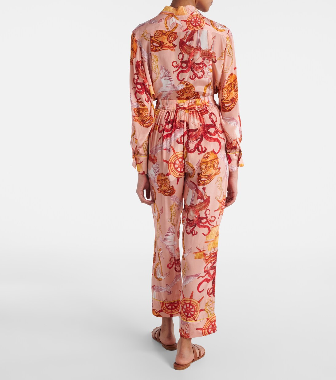 Pantalon droit Nautical Wonder imprimé | Farm Rio