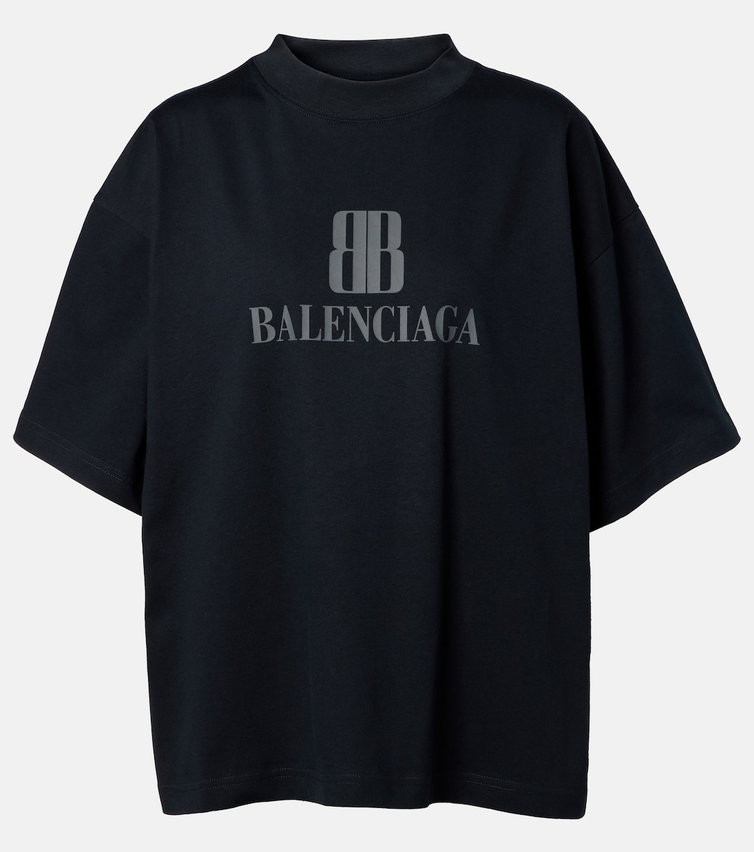 T-shirt in jersey di cotone con logo | Balenciaga