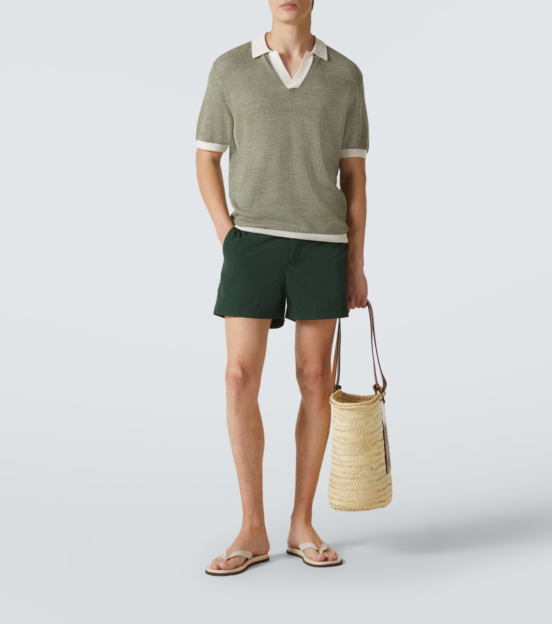 Horton knitted wool and cotton polo shirt  | Orlebar Brown