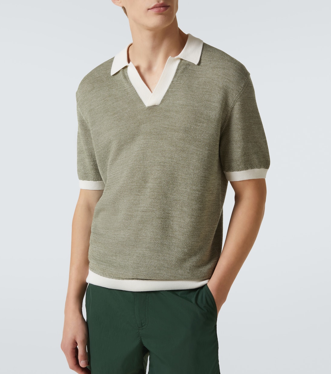 Horton knitted wool and cotton polo shirt  | Orlebar Brown