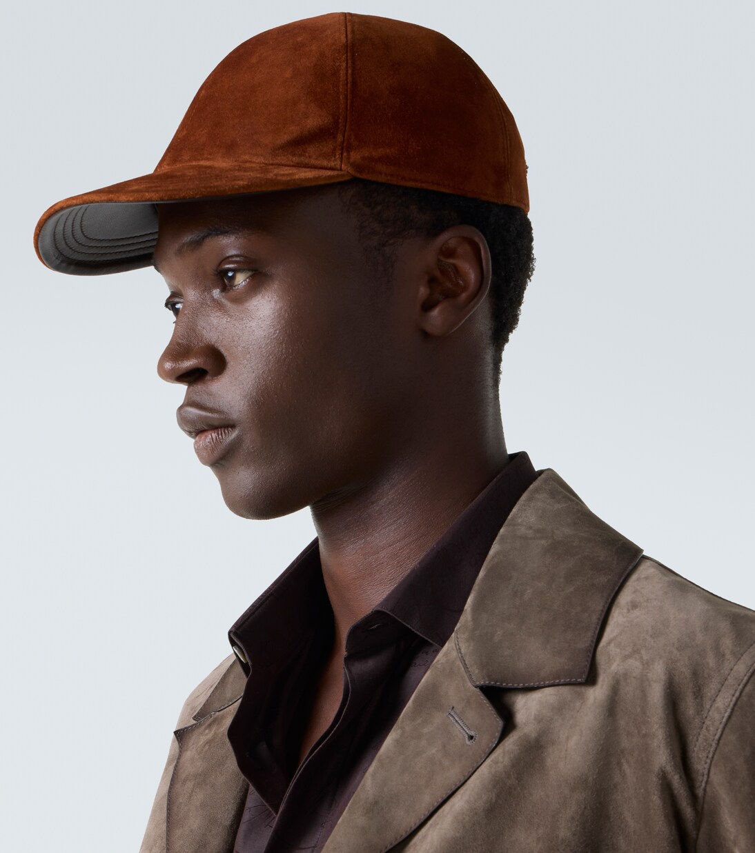 Suede baseball cap | Berluti