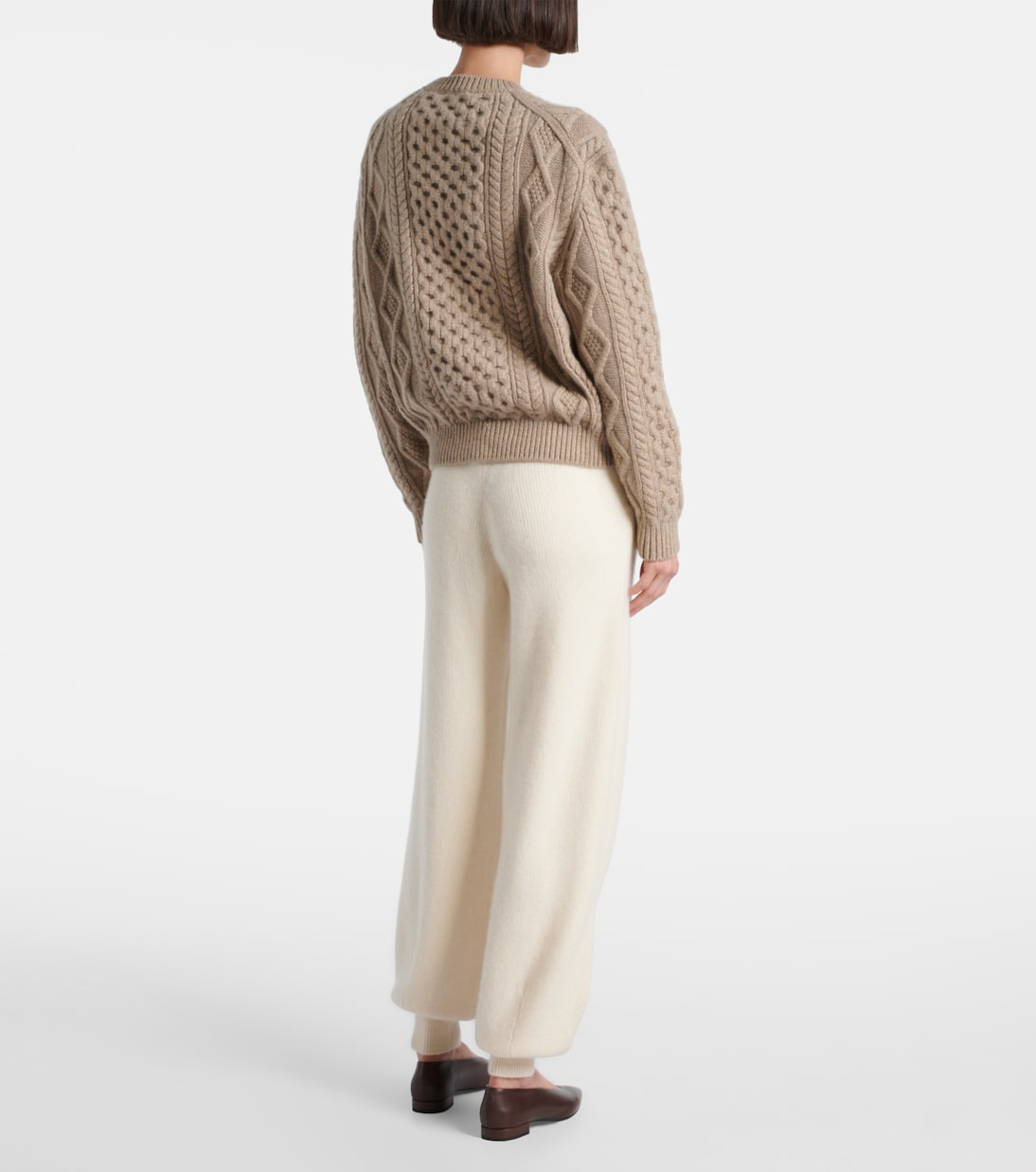 Eyre Aran cashmere sweater | Loro Piana