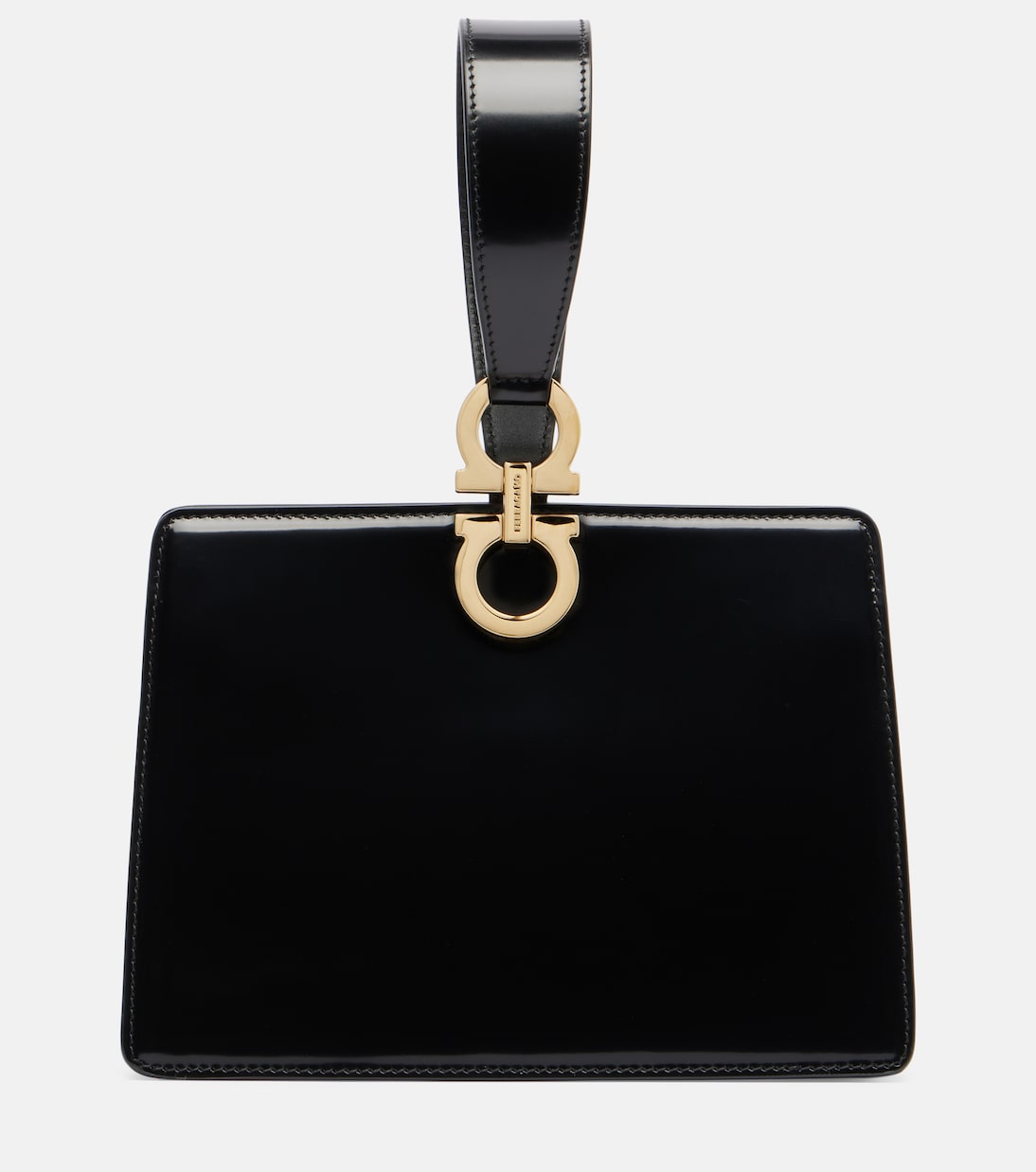 Small patent leather clutch | Ferragamo