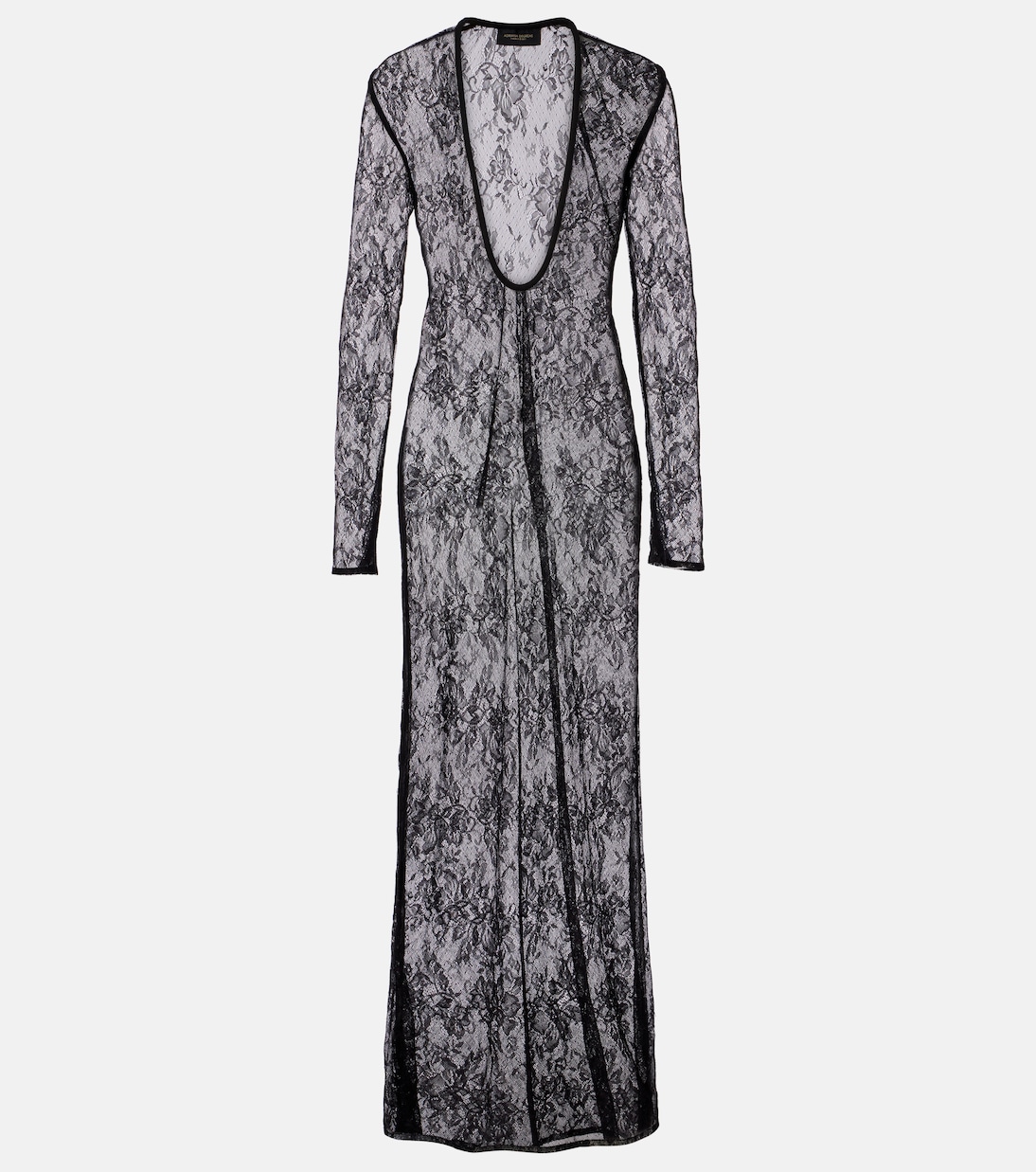 Sheer lace maxi dress | Adriana Degreas