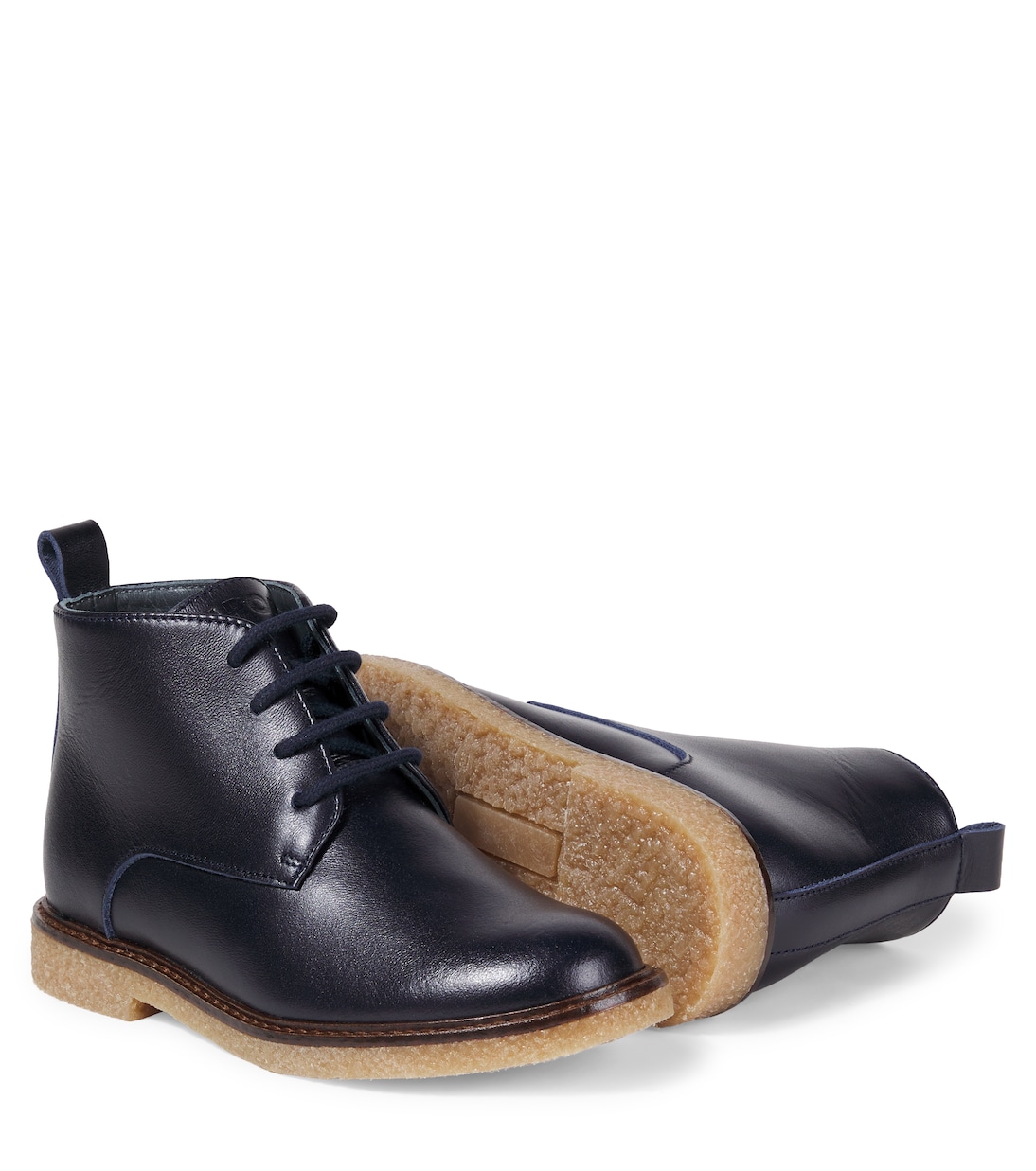 Dao leather lace-up boots | Bonpoint