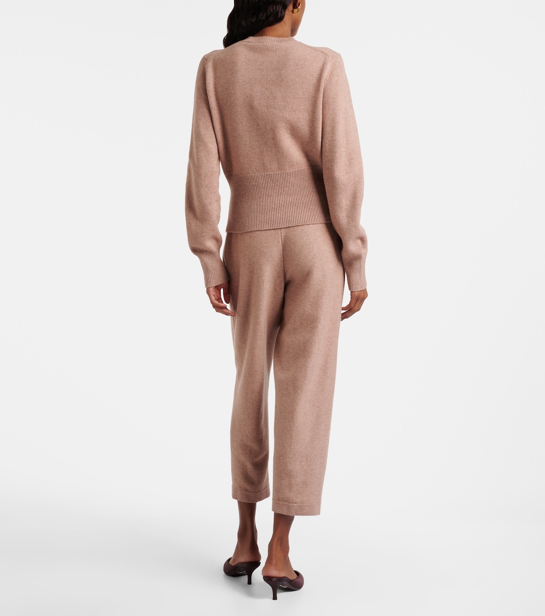 Cropped-Hose Rose Island aus Kaschmir und Leinen | Loro Piana