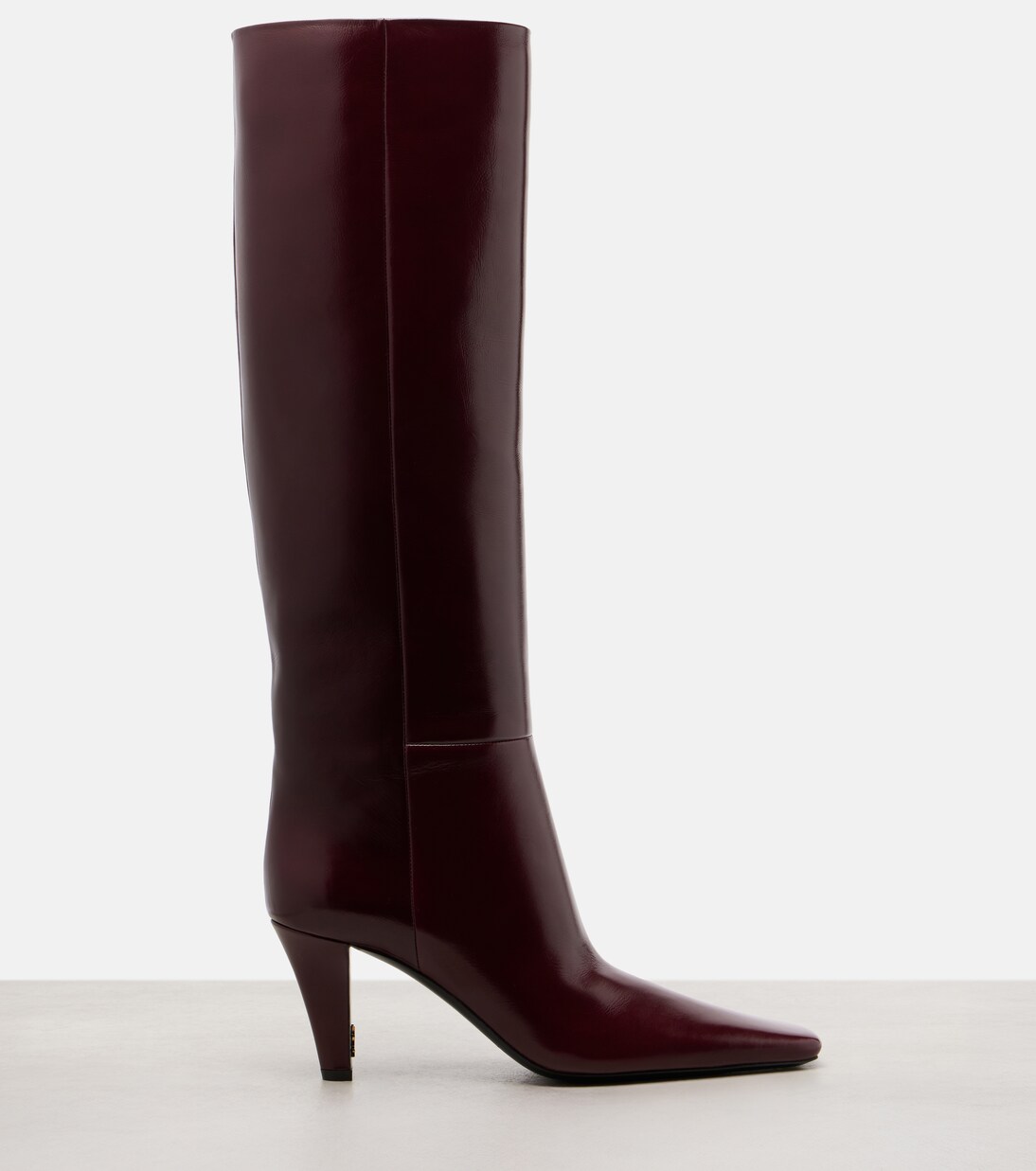 Jill 75 leather knee-high boots | Saint Laurent