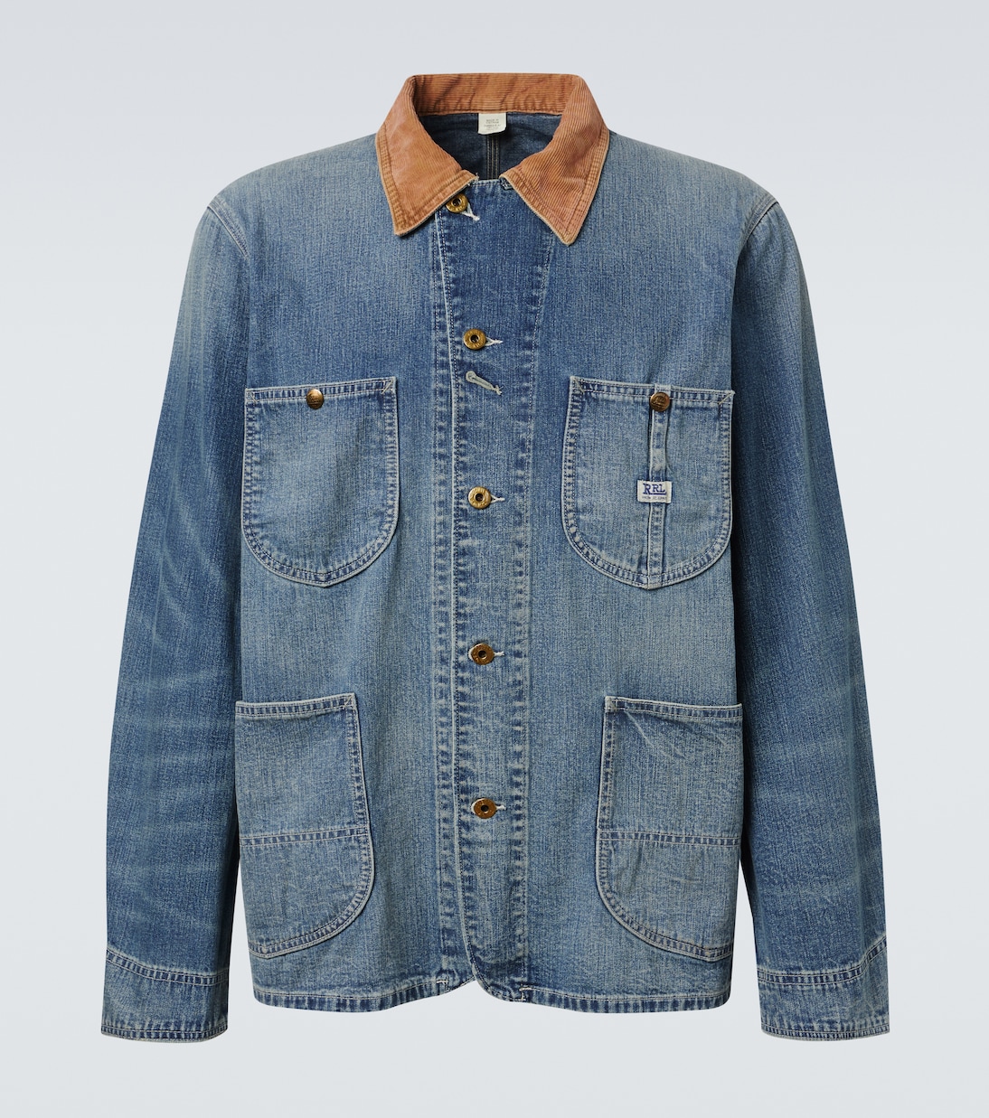 Stockton corduroy-trimmed denim jacket | RRL