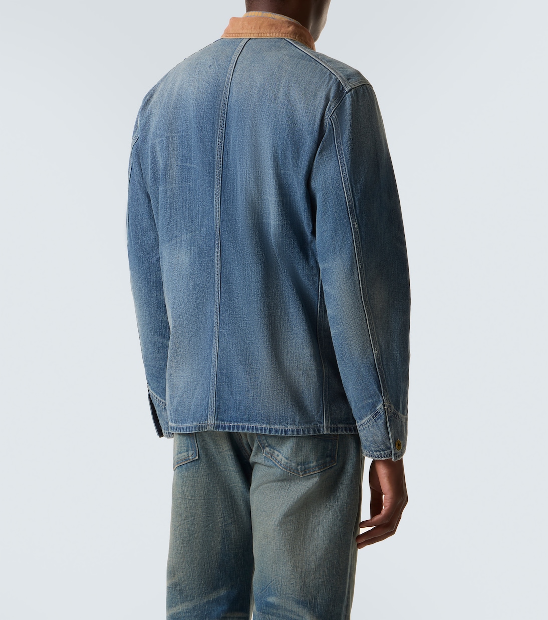 Stockton corduroy-trimmed denim jacket | RRL