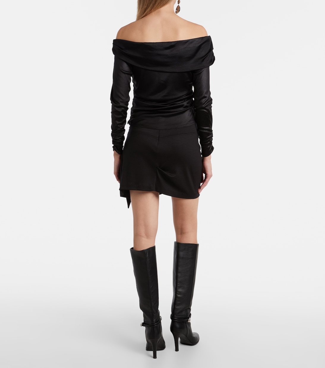 Rosaria draped virgin wool miniskirt | Isabel Marant
