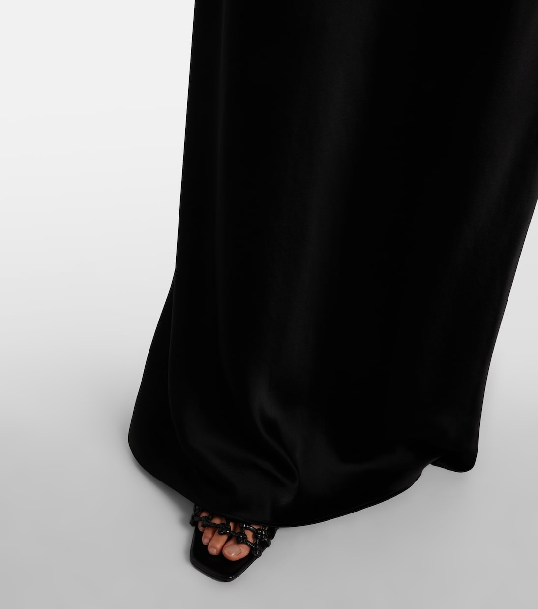 Maxirock Barb aus Satin | Leset