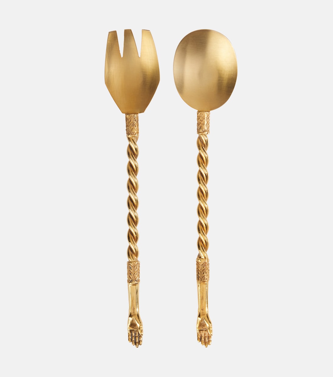 Gold-plated 2-piece utensils set | Natalia Criado