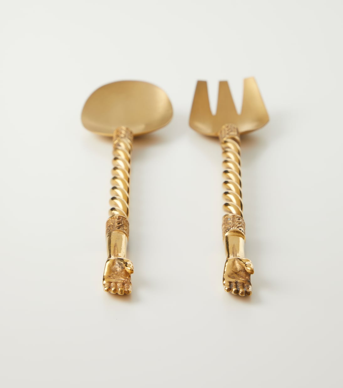 Gold-plated 2-piece utensils set | Natalia Criado