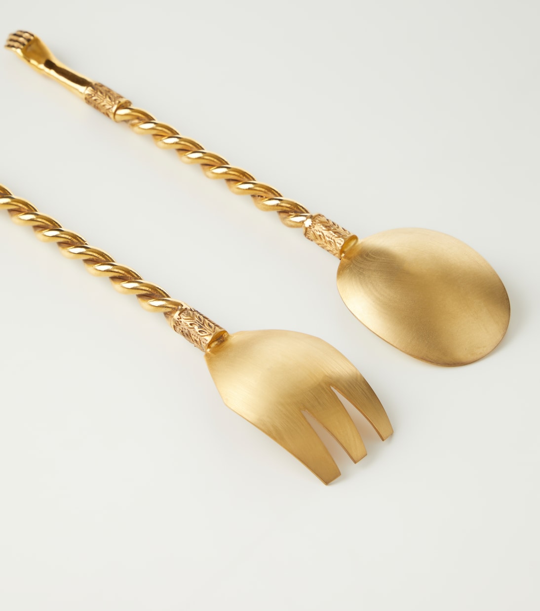 Gold-plated 2-piece utensils set | Natalia Criado