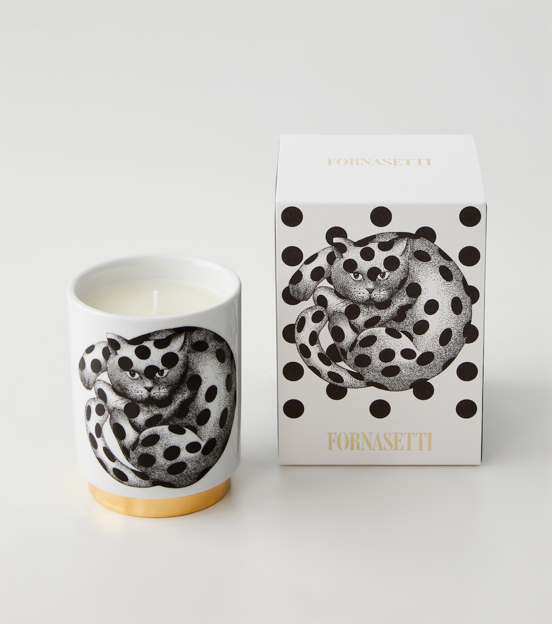 High Fidelity porcelain scented candle | Fornasetti
