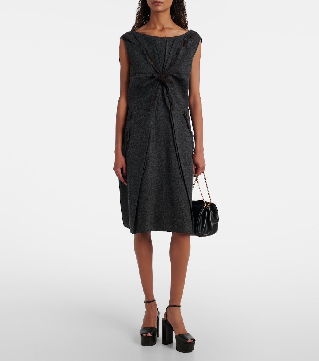 Plateausandalen aus Leder | Prada