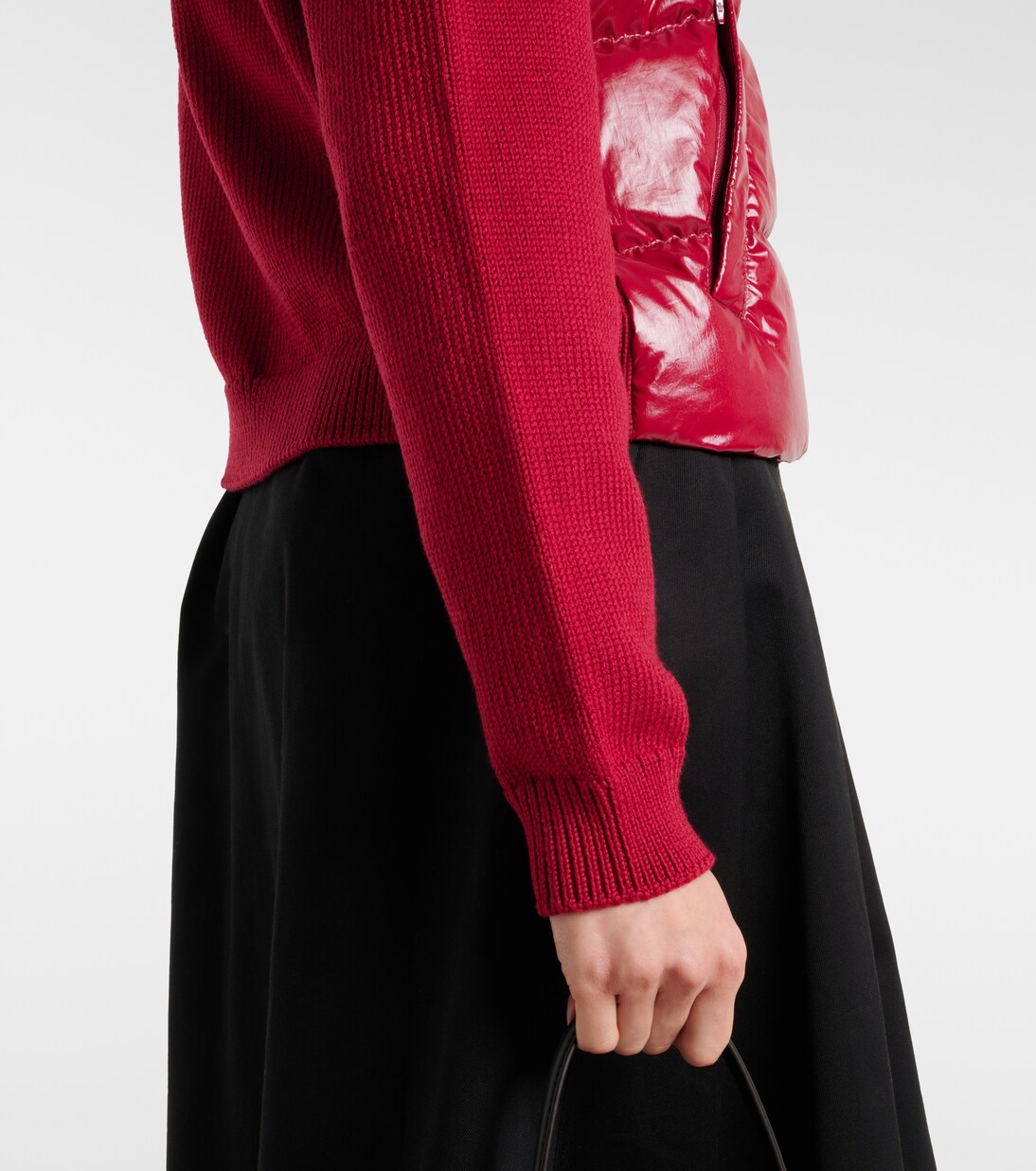 Down-paneled virgin wool cardigan | Moncler