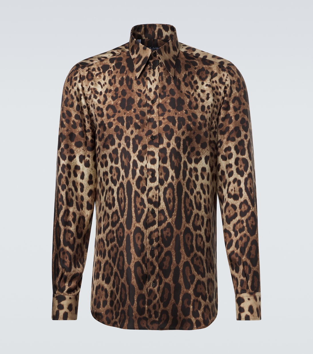 Leopard-print silk shirt | Dolce&Gabbana