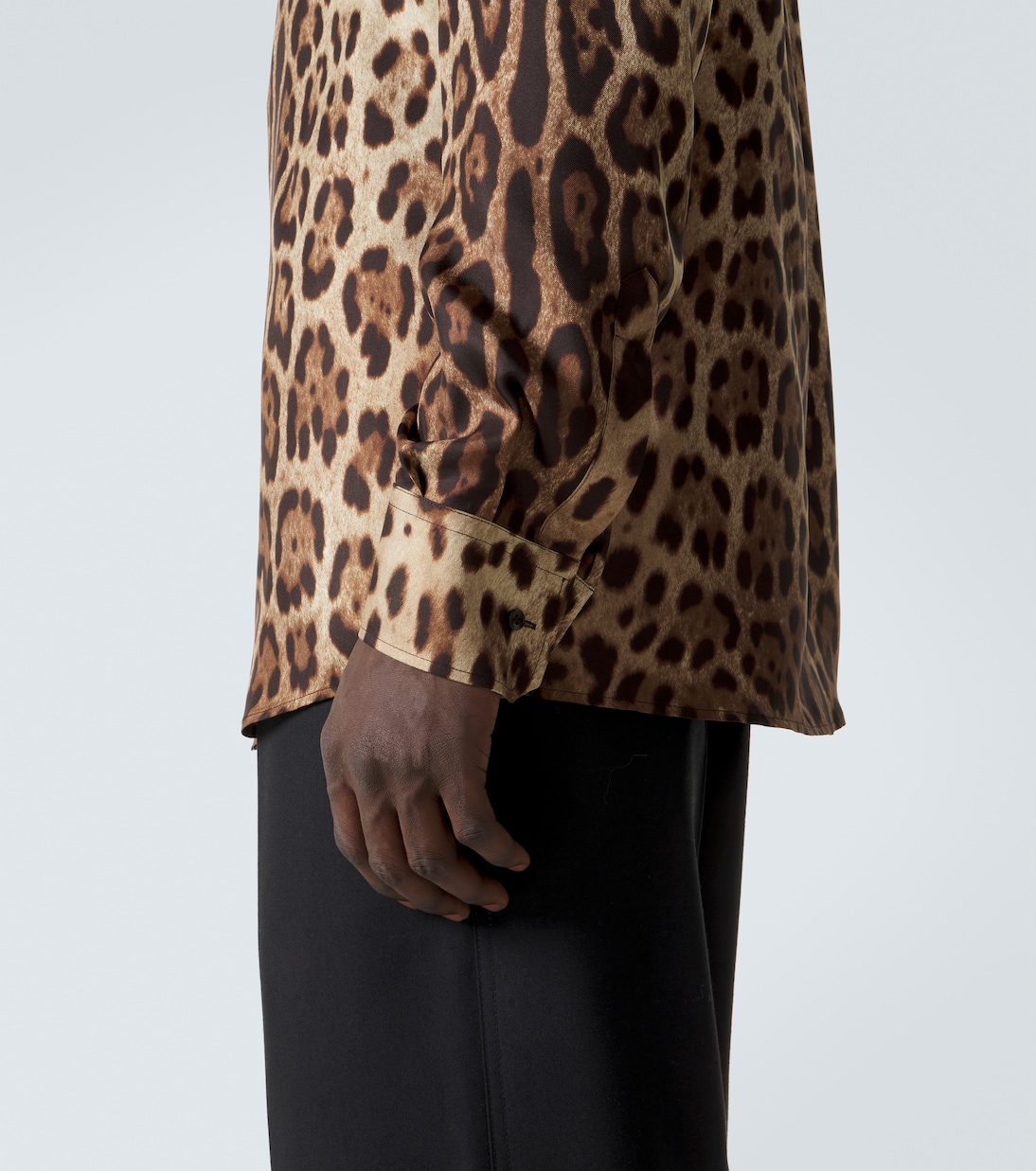 Leopard-print silk shirt | Dolce&Gabbana