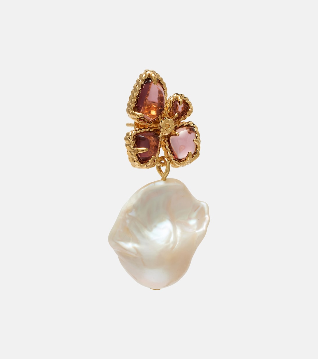 Bloom embellished pearl drop earrings  | Zimmermann