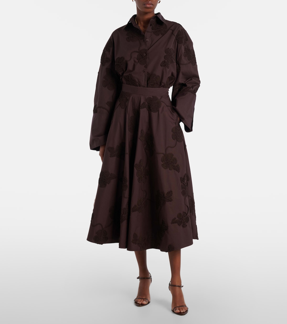 Chemise Lipy brodée en coton | Rotate