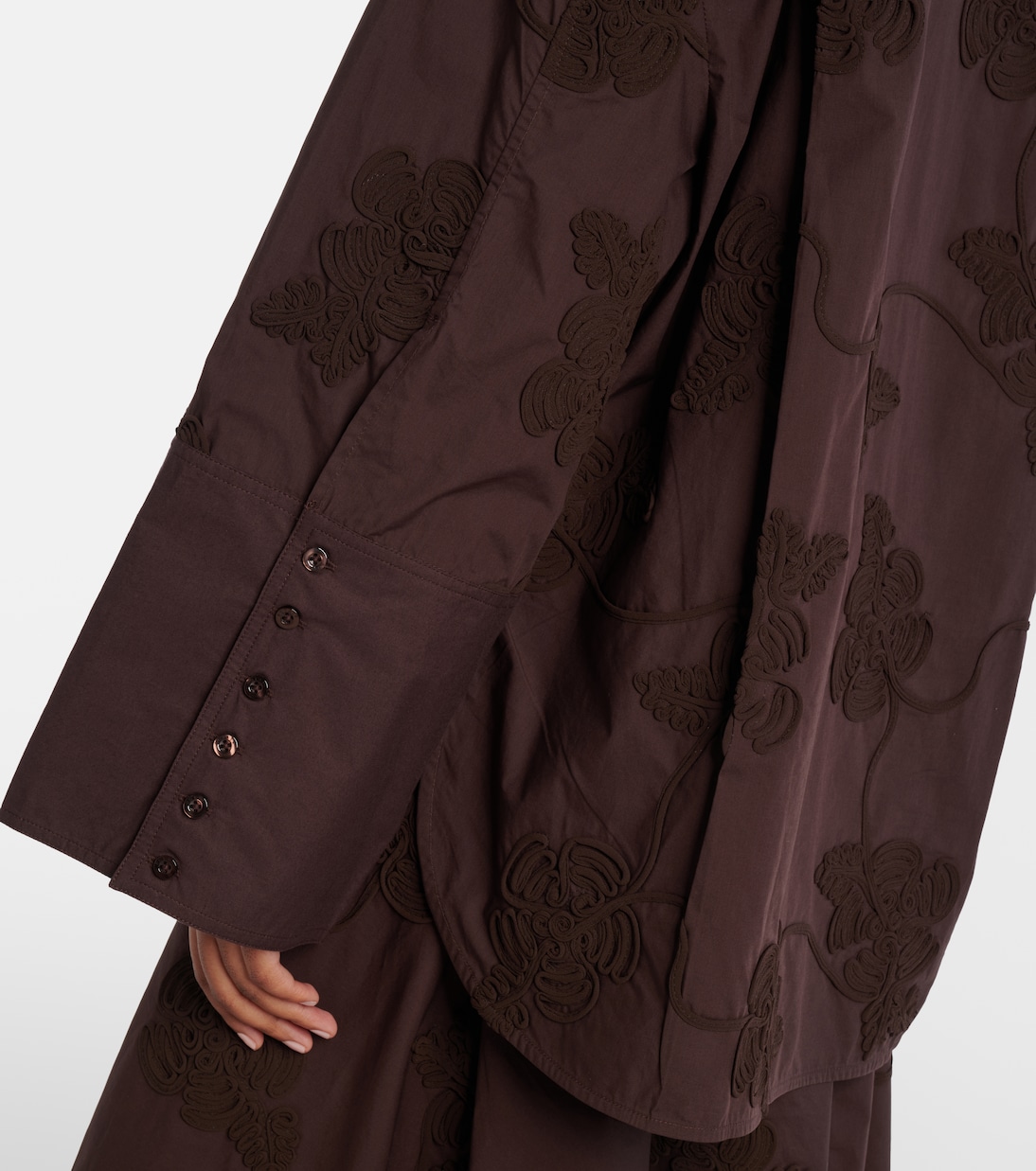 Chemise Lipy brodée en coton | Rotate