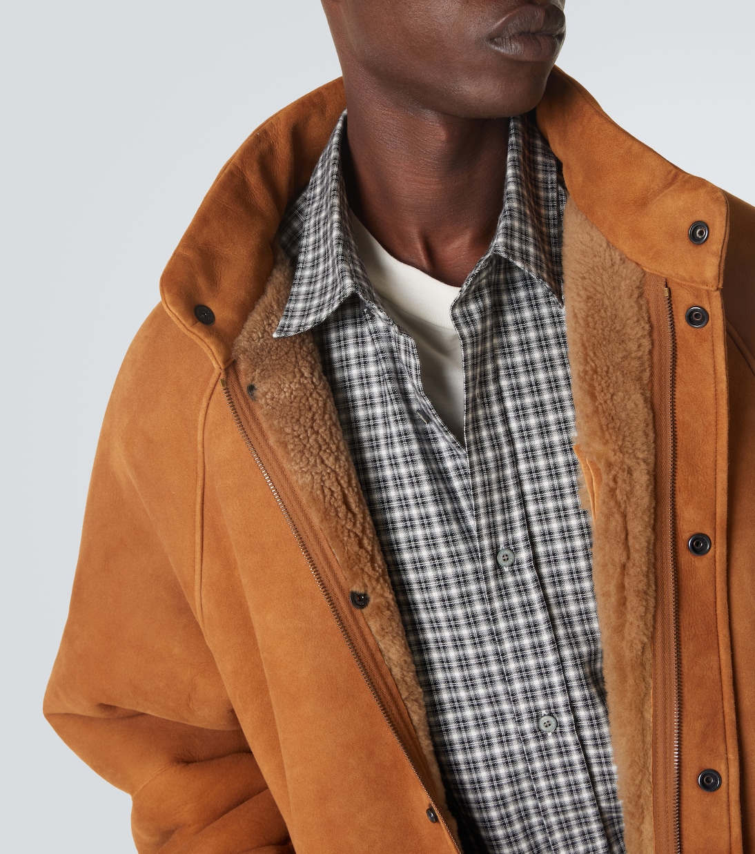 Chaqueta de ante con borrego | A.Presse