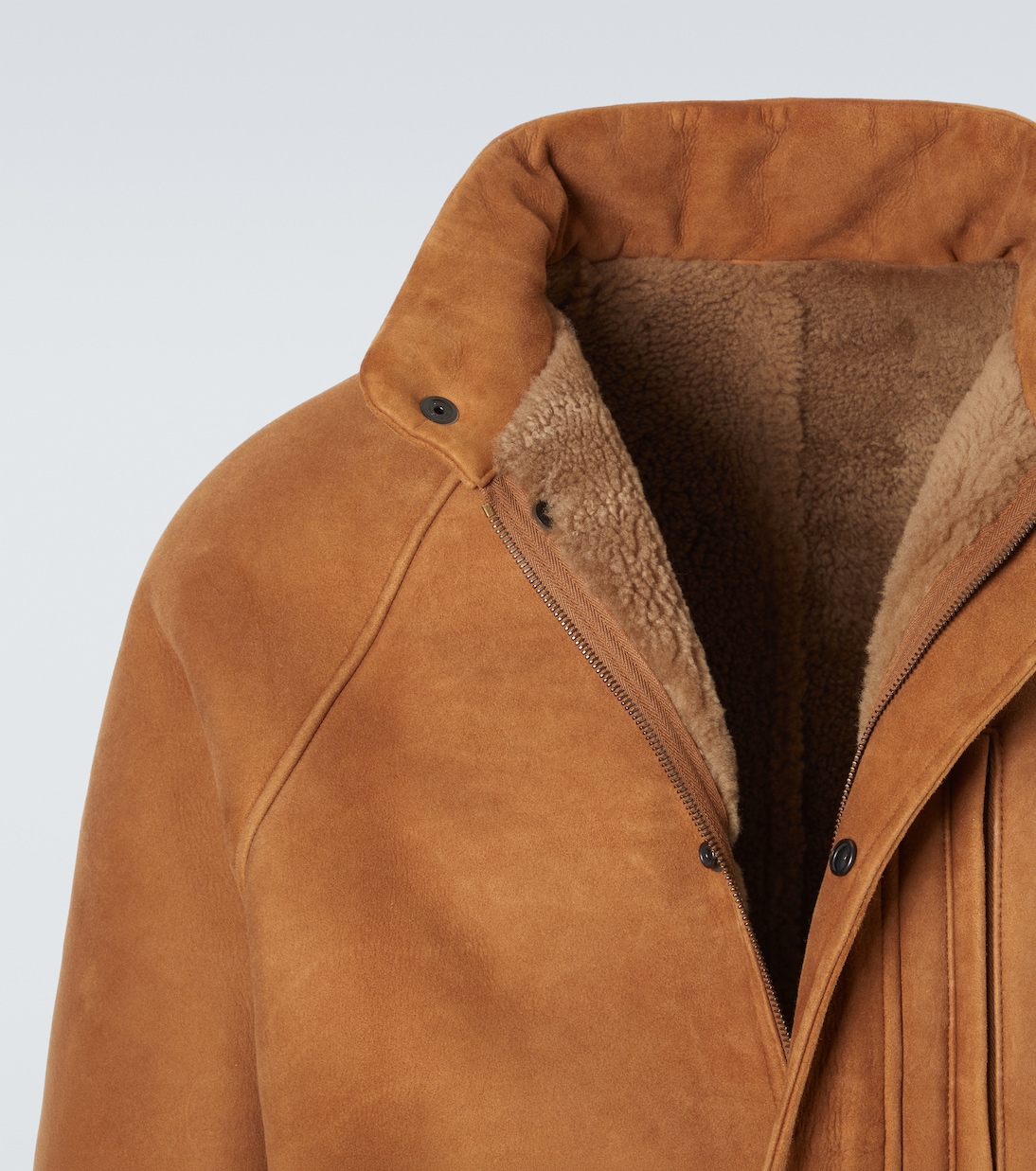 Chaqueta de ante con borrego | A.Presse