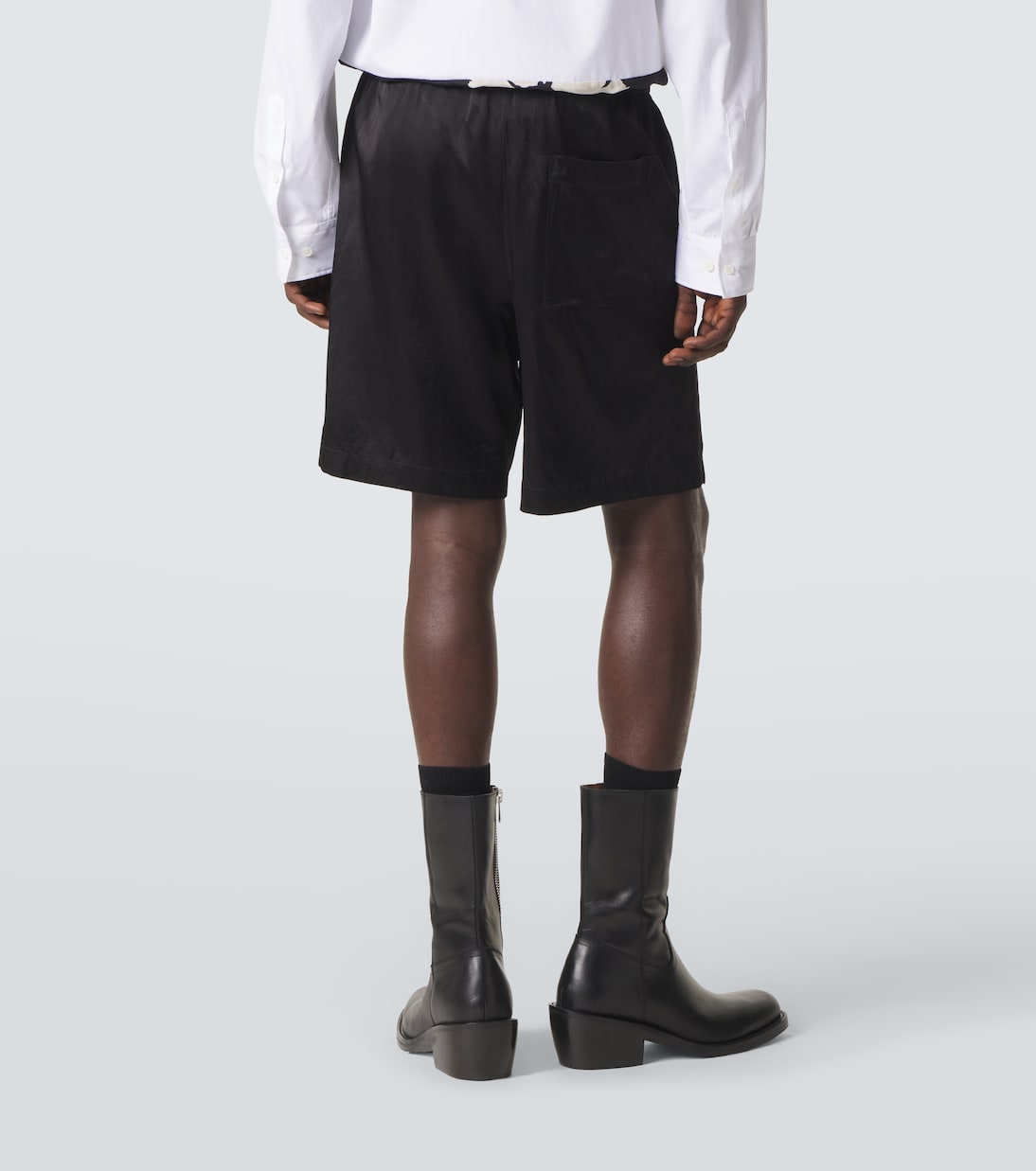 Gathered Bermuda shorts | Dries Van Noten