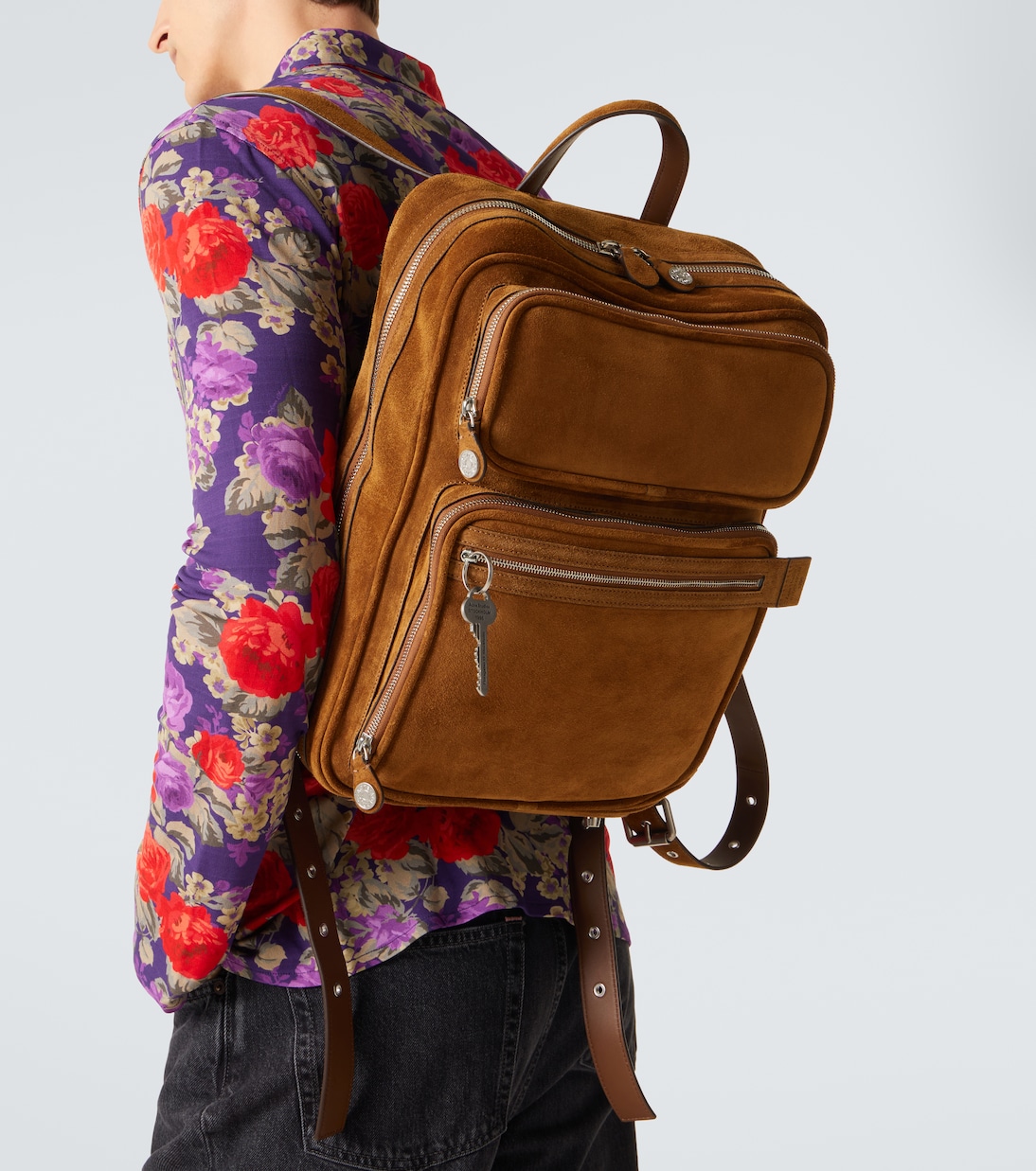 Rucksack Camero aus Veloursleder | Acne Studios