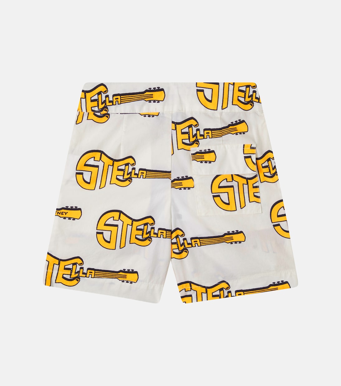 Short imprimé en coton à logo | Stella McCartney Kids