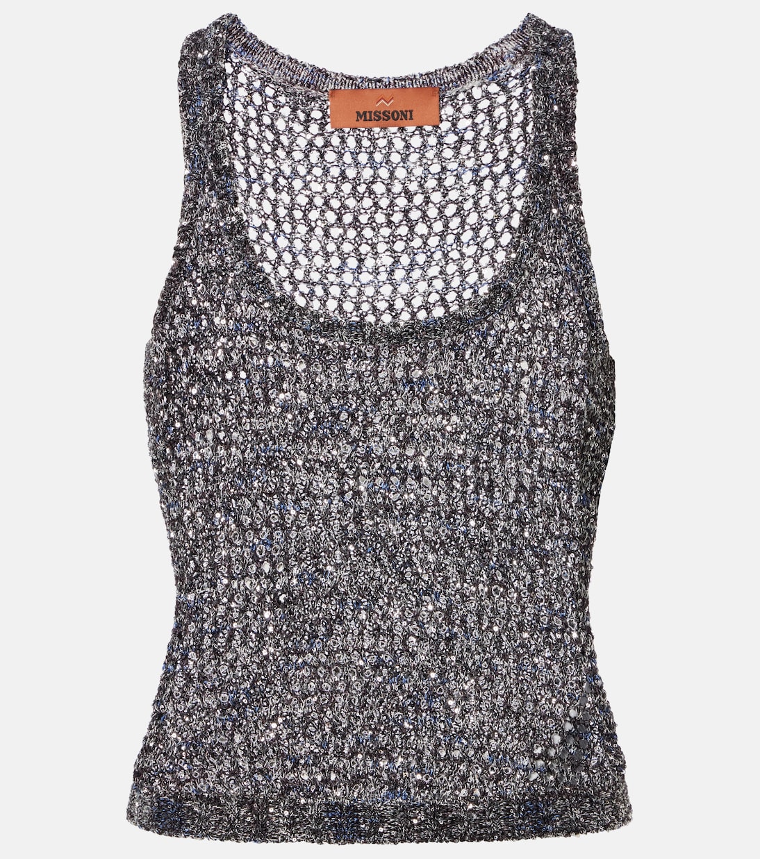 Sequined knitted tank top | Missoni