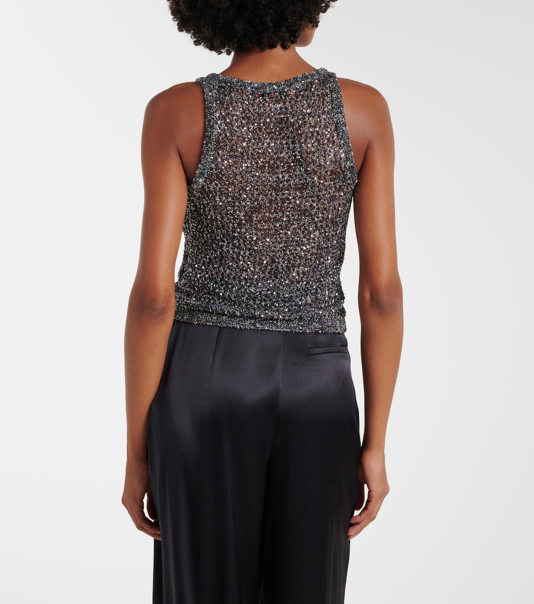Sequined knitted tank top | Missoni