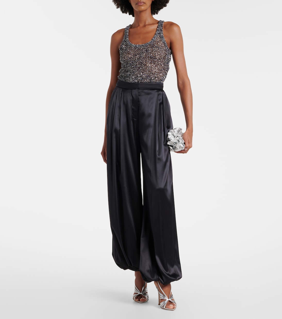 Sequined knitted tank top | Missoni