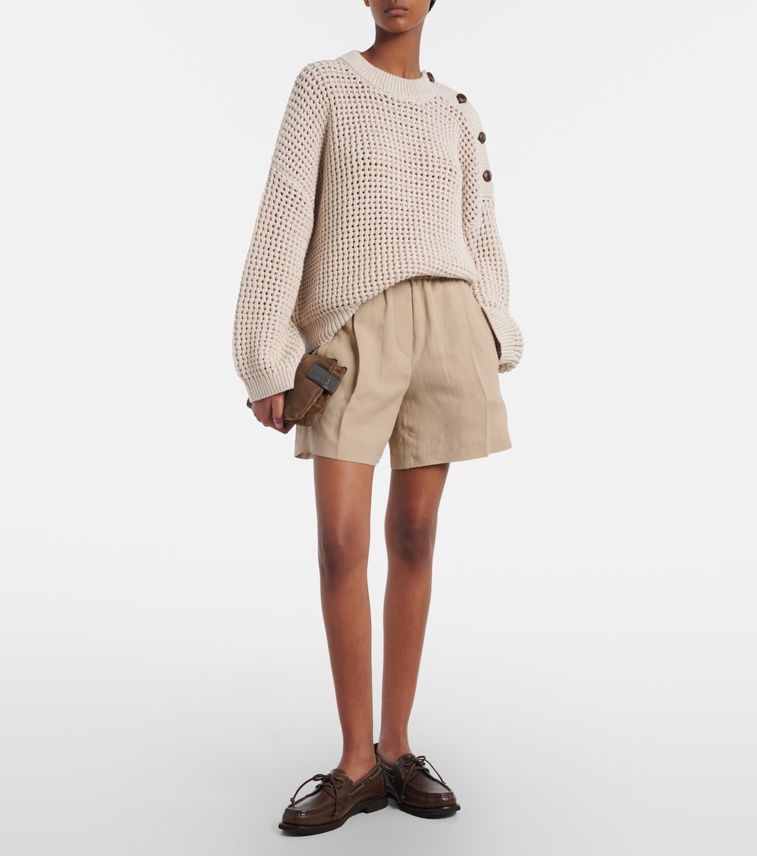 Cotton-blend sweater | Brunello Cucinelli