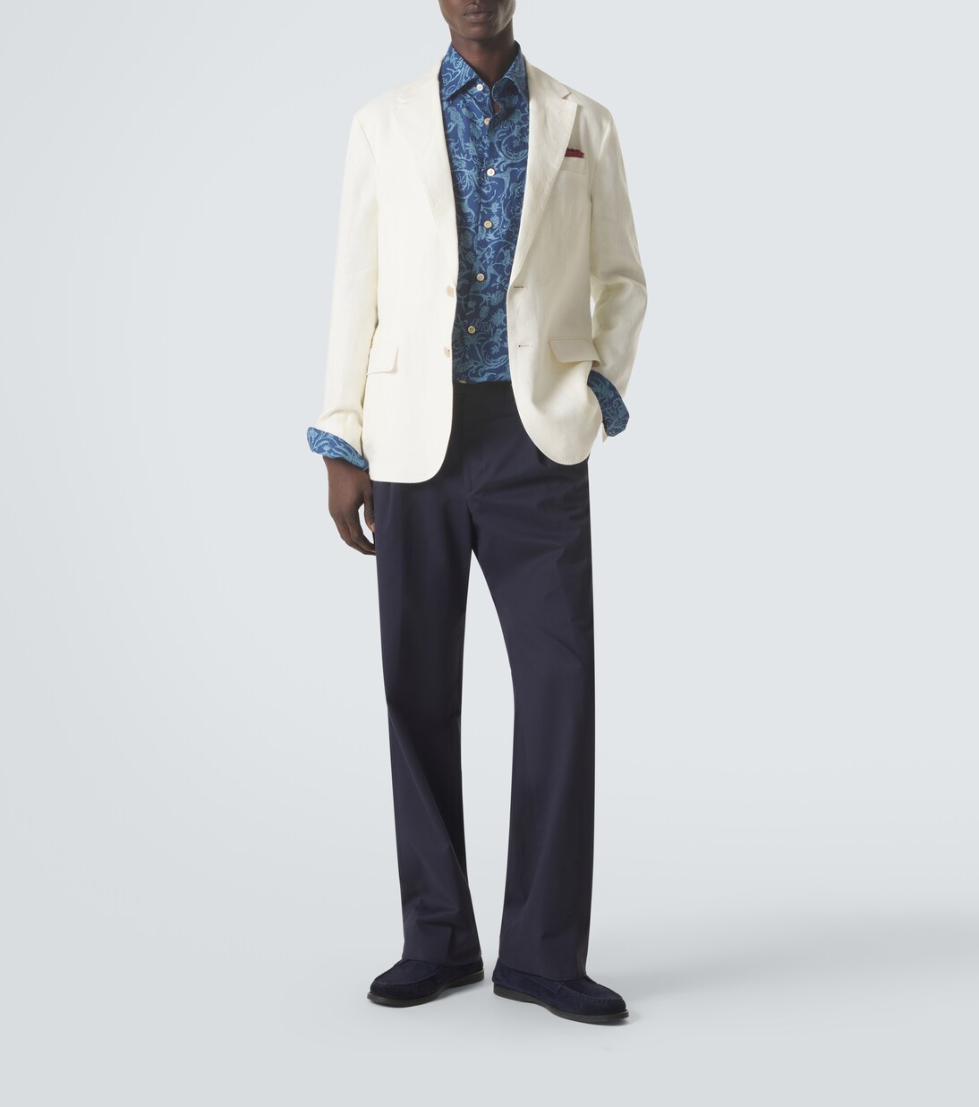 Hemd aus Leinen | Kiton