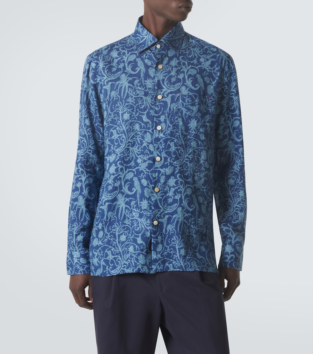 Hemd aus Leinen | Kiton