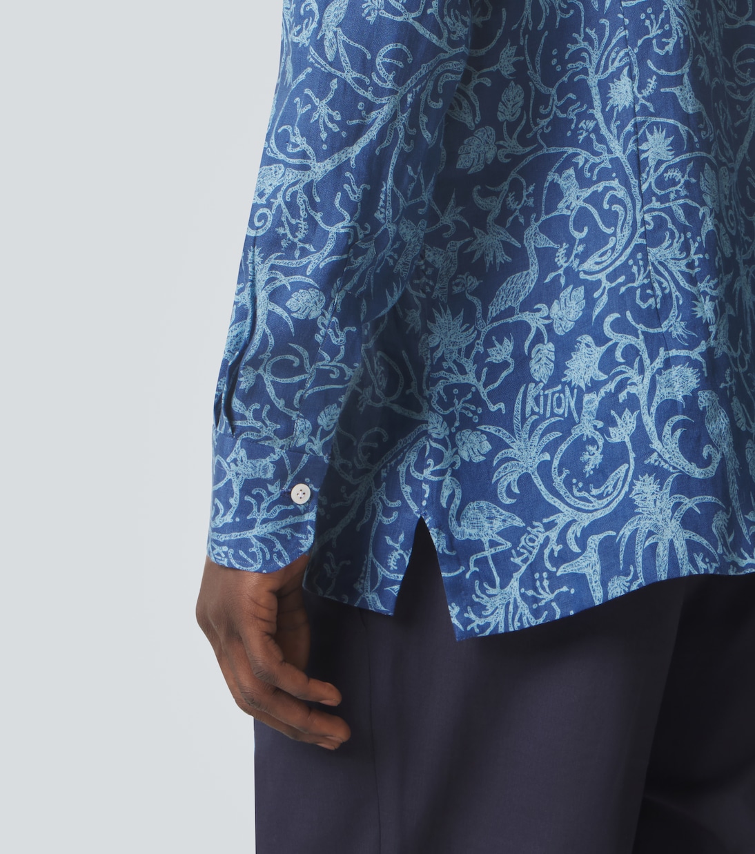 Hemd aus Leinen | Kiton