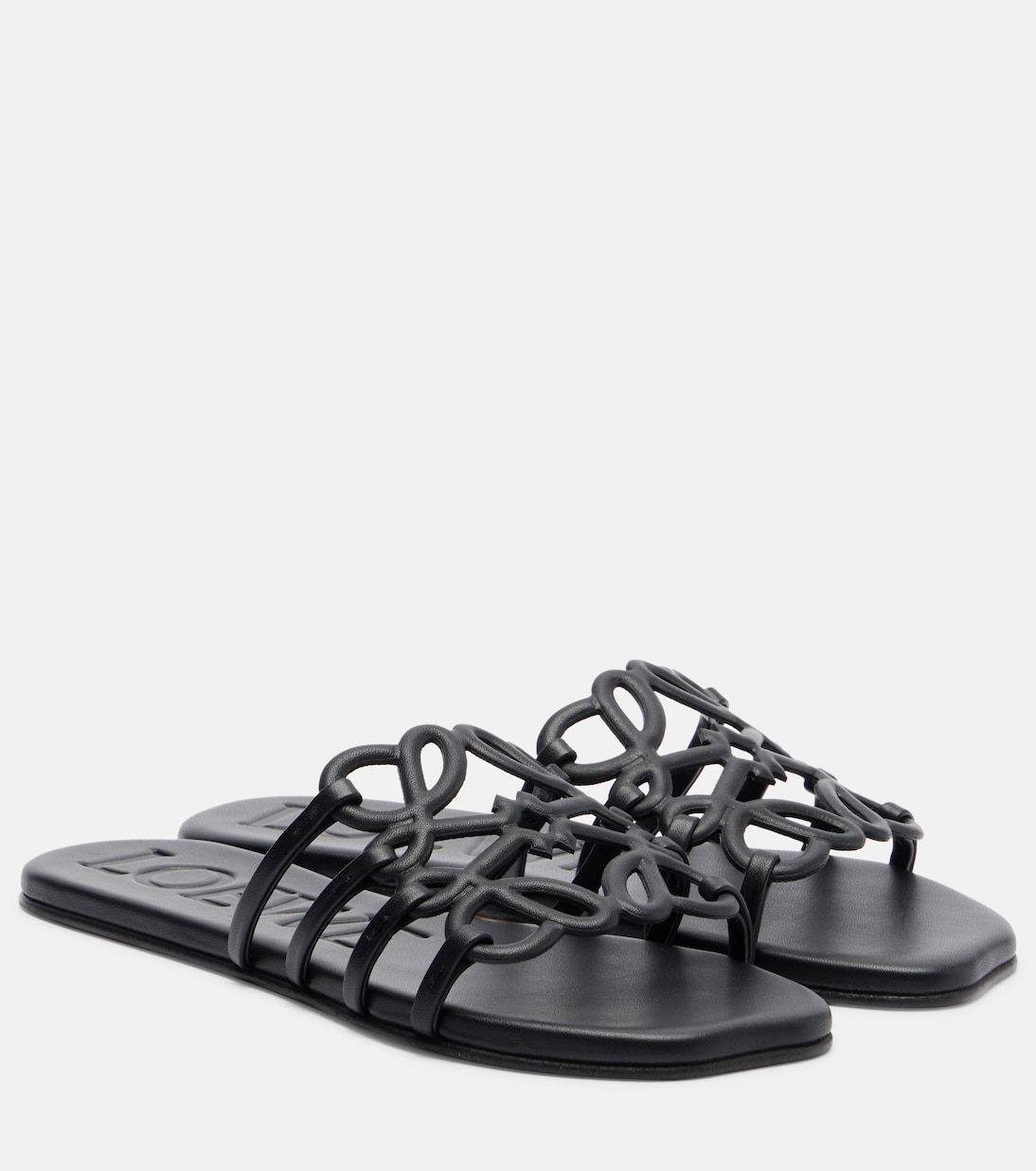 Sandalen Anagram aus Leder | Loewe