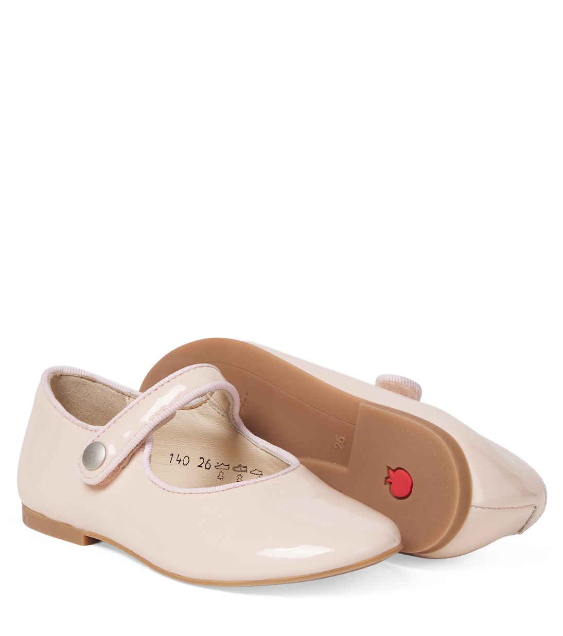 Mary-Jane-Ballerinas Daisy aus Lackleder | Pom d'Api