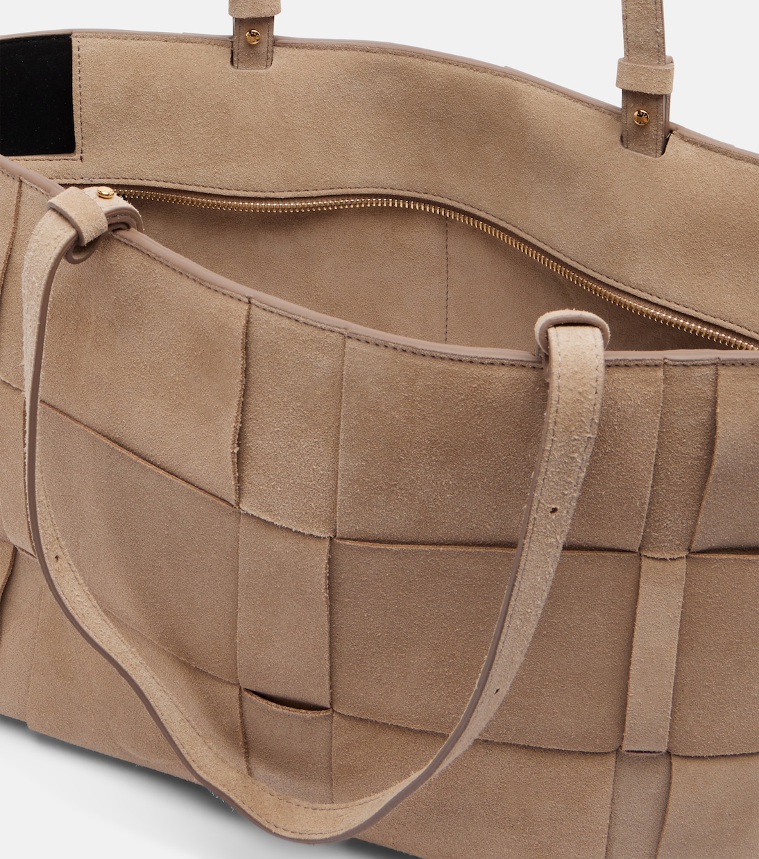 Tote Bag Florence Large aus Veloursleder | DeMellier