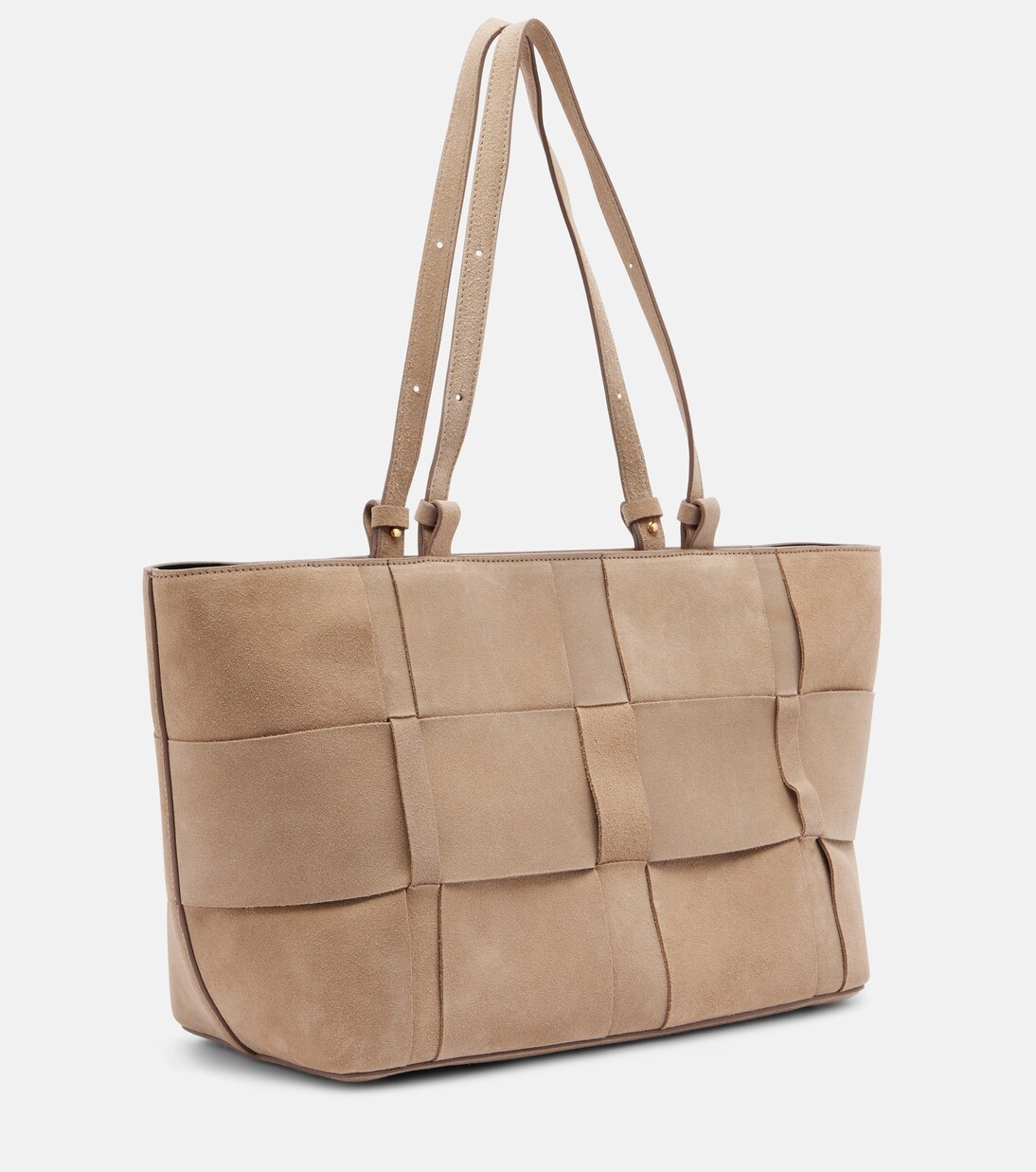 Tote Bag Florence Large aus Veloursleder | DeMellier