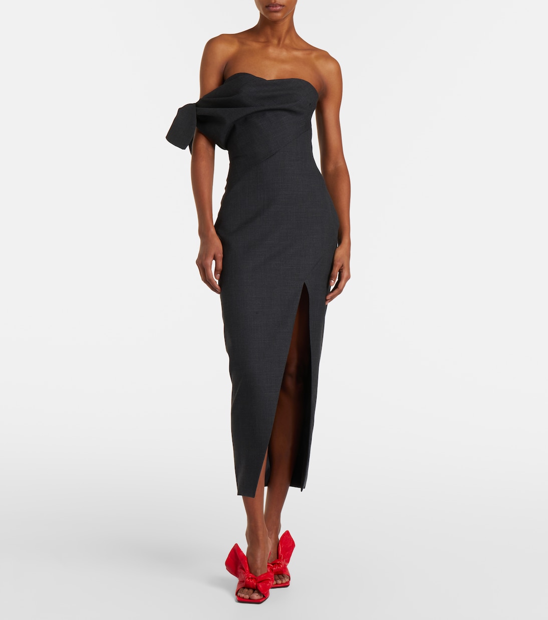 Bow-detail wool cocktail dress | Givenchy