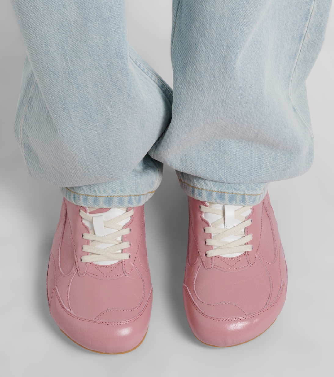 Baskets Orbit Flash en cuir | Bottega Veneta