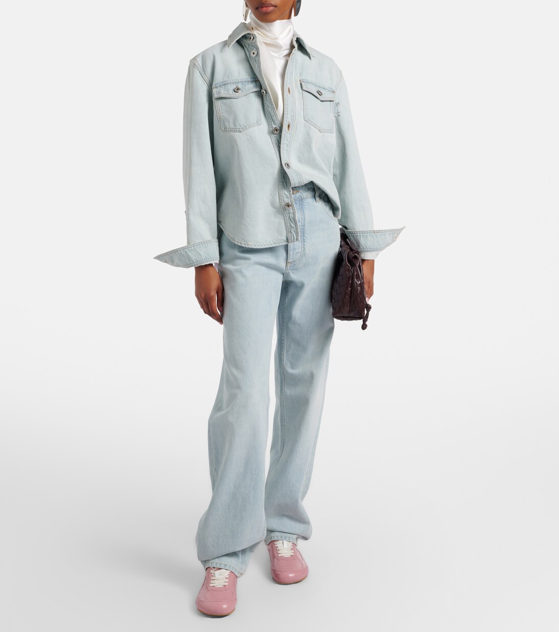 Baskets Orbit Flash en cuir | Bottega Veneta