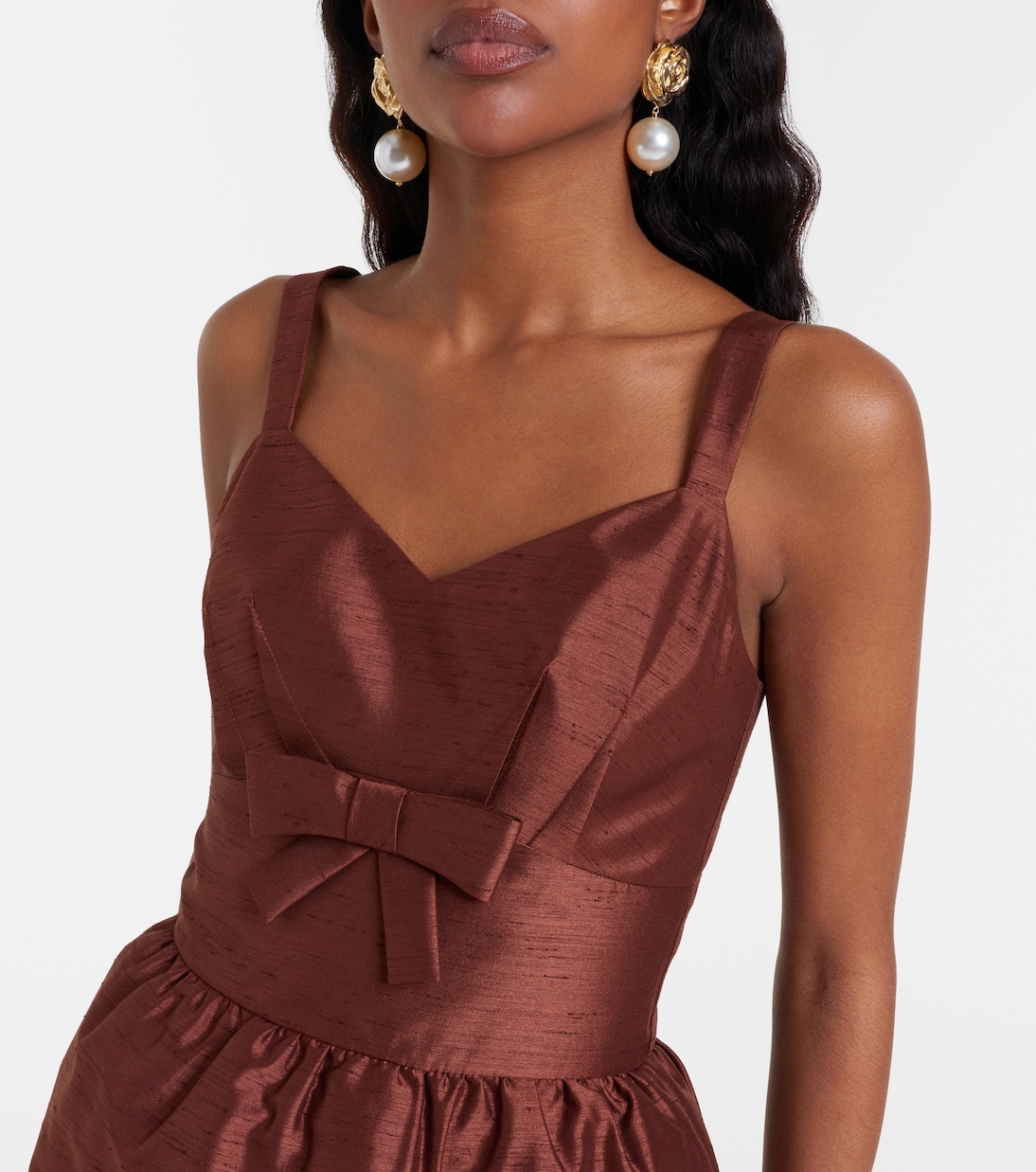 Bow-detail minidress | Shushu/Tong