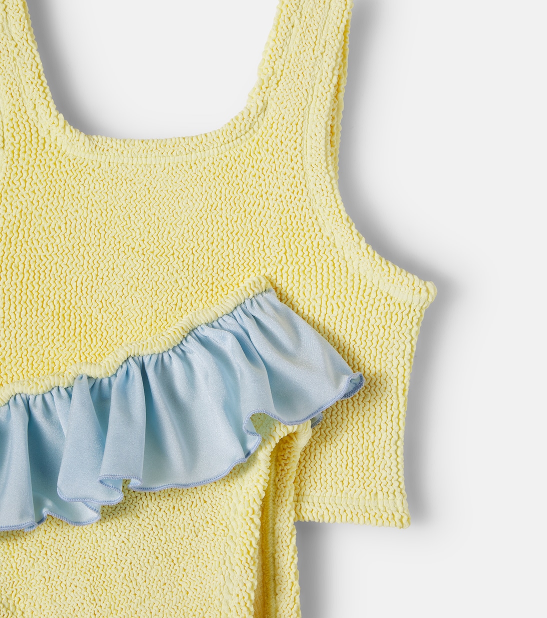 Olive ruffled bikini | Hunza G Kids