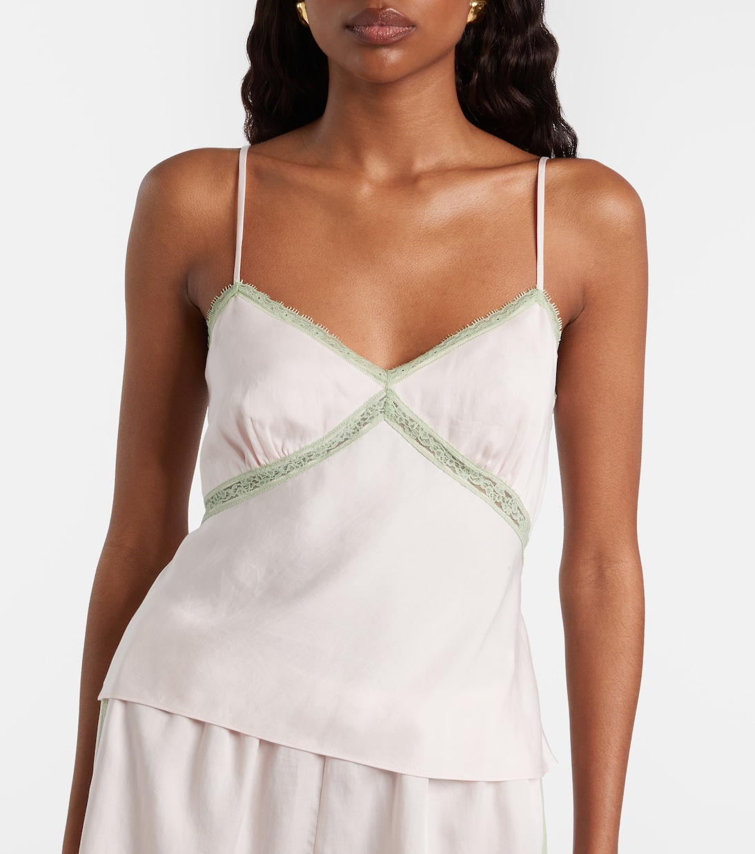 Top lencero Perla con encaje | Posse