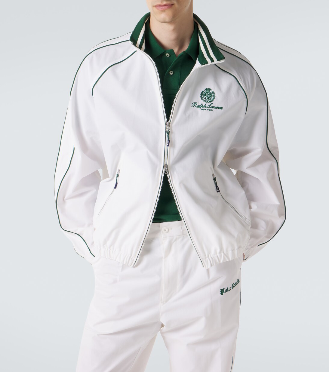 Logo cotton-blend track jacket | Polo Ralph Lauren