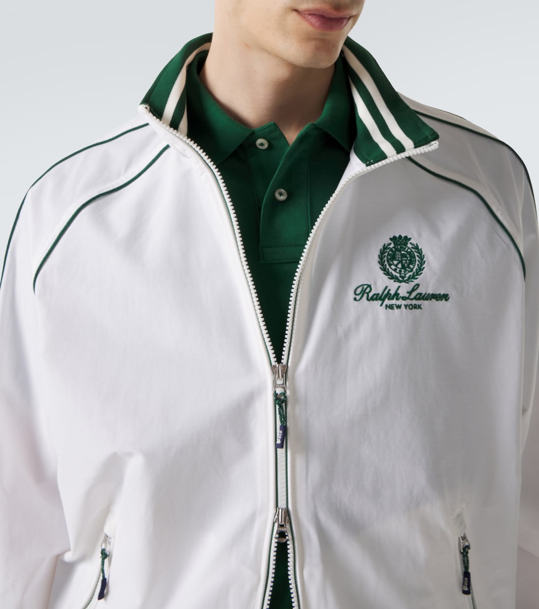 Logo cotton-blend track jacket | Polo Ralph Lauren